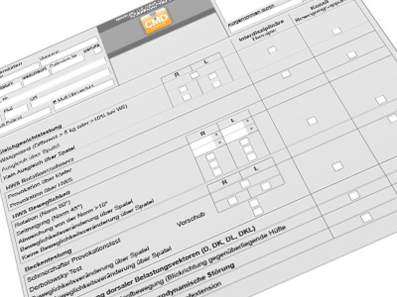 CMD Manualtherapeutischer Screeningtest